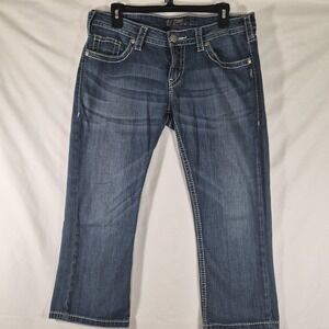 Y2k Silver Jeans Co Suki Bootcut Jeans Womens W31 Dark Wash Mid Rise Stretch‎